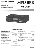 Fisher CA-856 - Service Manual1